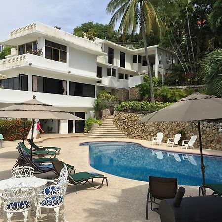 Villa Palmitas Acogedor Departamento Nivel Piscina Gigante Jardines Acapulco Eksteriør billede