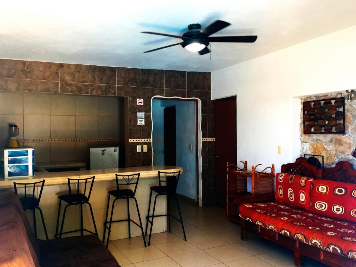Villa Palmitas Acogedor Departamento Nivel Piscina Gigante Jardines Acapulco Eksteriør billede