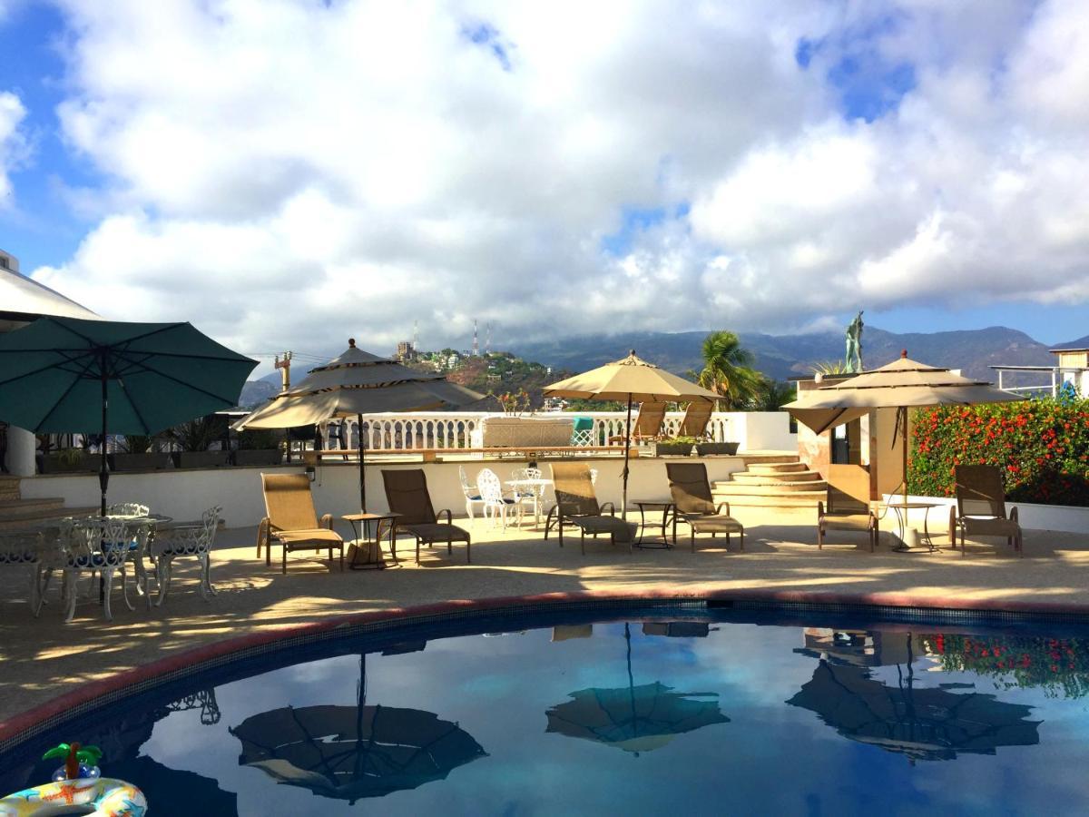 Villa Palmitas Acogedor Departamento Nivel Piscina Gigante Jardines Acapulco Eksteriør billede
