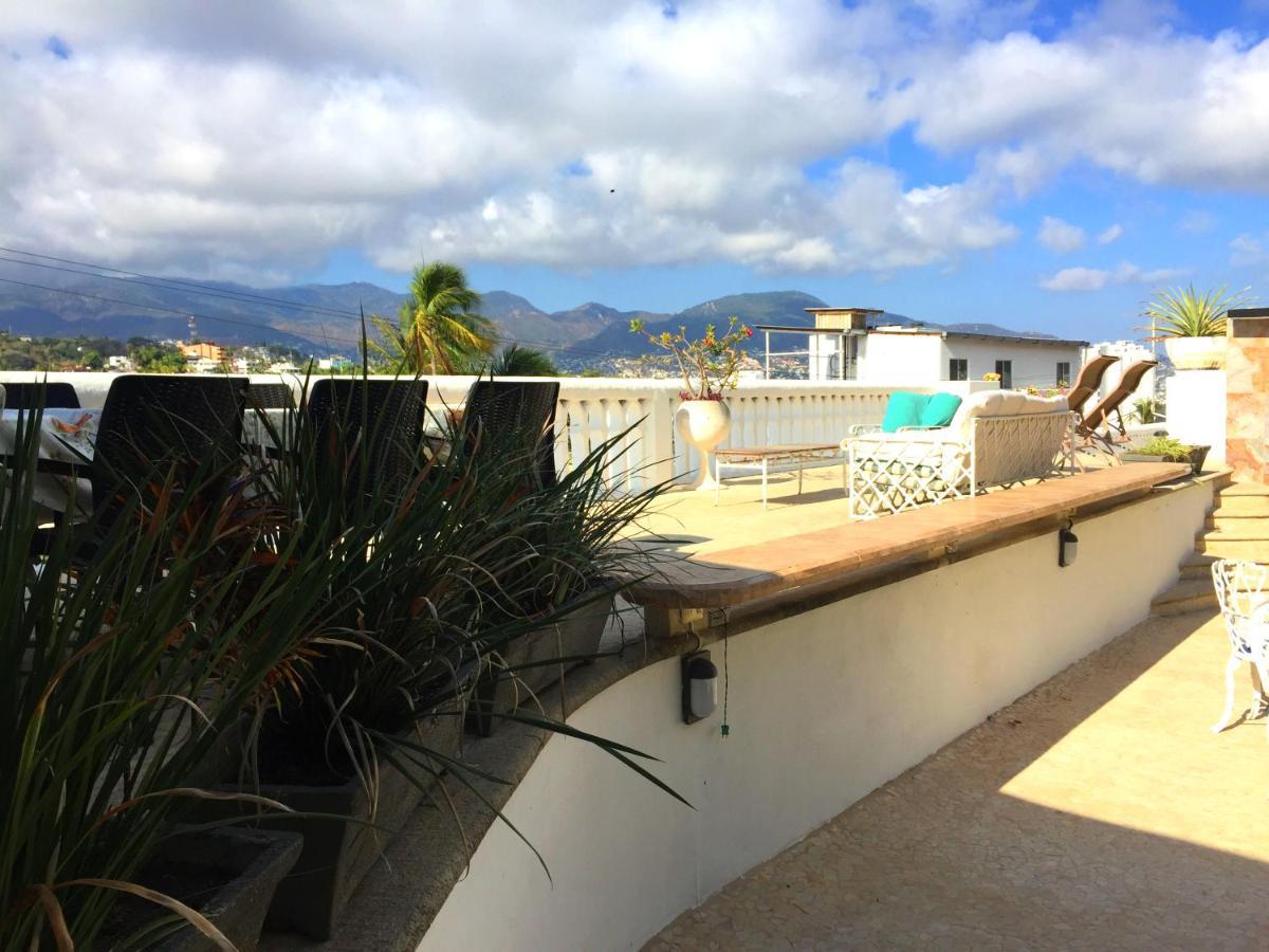 Villa Palmitas Acogedor Departamento Nivel Piscina Gigante Jardines Acapulco Eksteriør billede