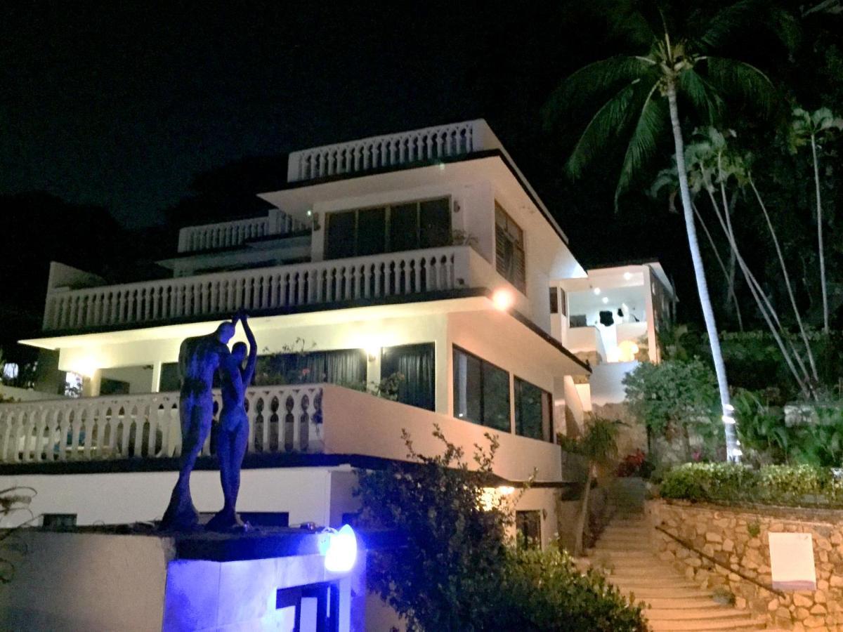 Villa Palmitas Acogedor Departamento Nivel Piscina Gigante Jardines Acapulco Eksteriør billede