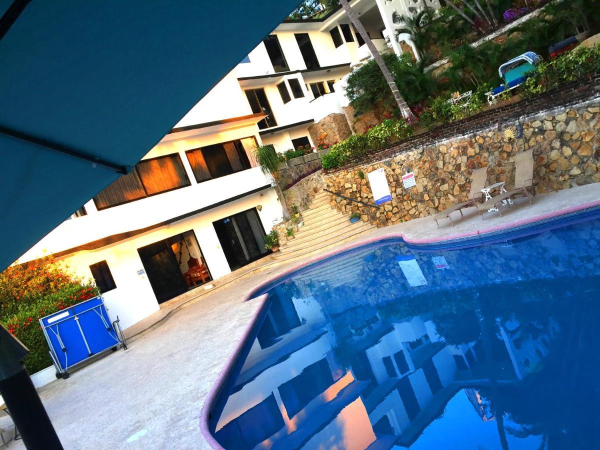 Villa Palmitas Acogedor Departamento Nivel Piscina Gigante Jardines Acapulco Eksteriør billede