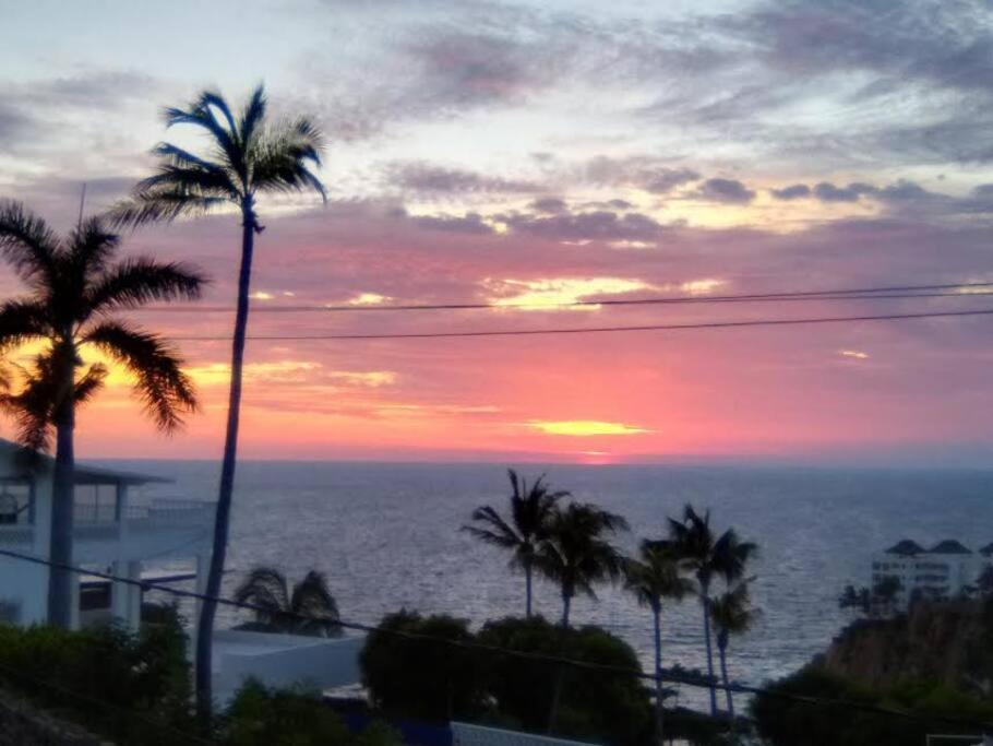 Villa Palmitas Acogedor Departamento Nivel Piscina Gigante Jardines Acapulco Eksteriør billede