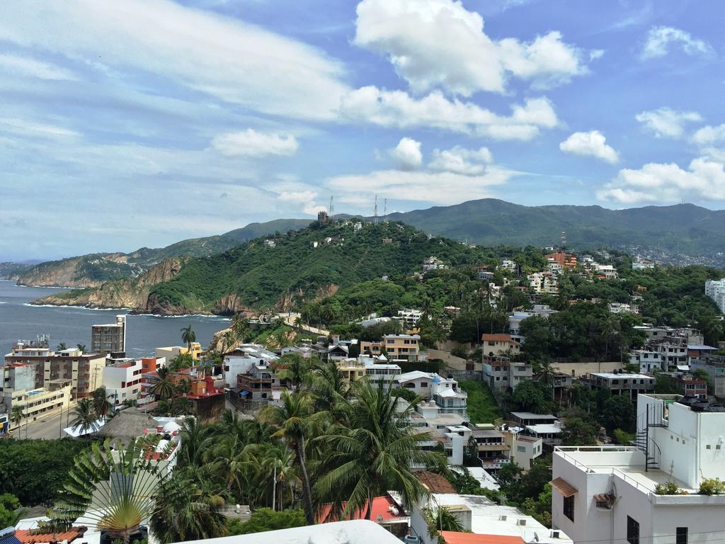 Villa Palmitas Acogedor Departamento Nivel Piscina Gigante Jardines Acapulco Eksteriør billede
