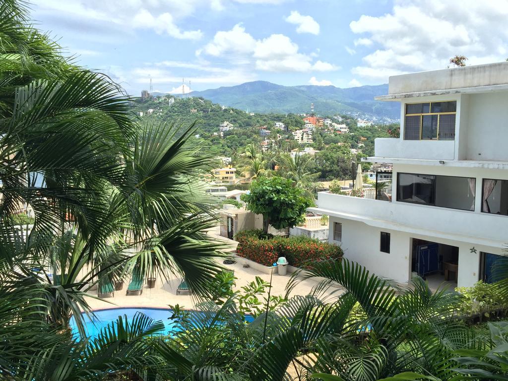 Villa Palmitas Acogedor Departamento Nivel Piscina Gigante Jardines Acapulco Eksteriør billede