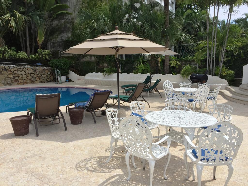 Villa Palmitas Acogedor Departamento Nivel Piscina Gigante Jardines Acapulco Eksteriør billede
