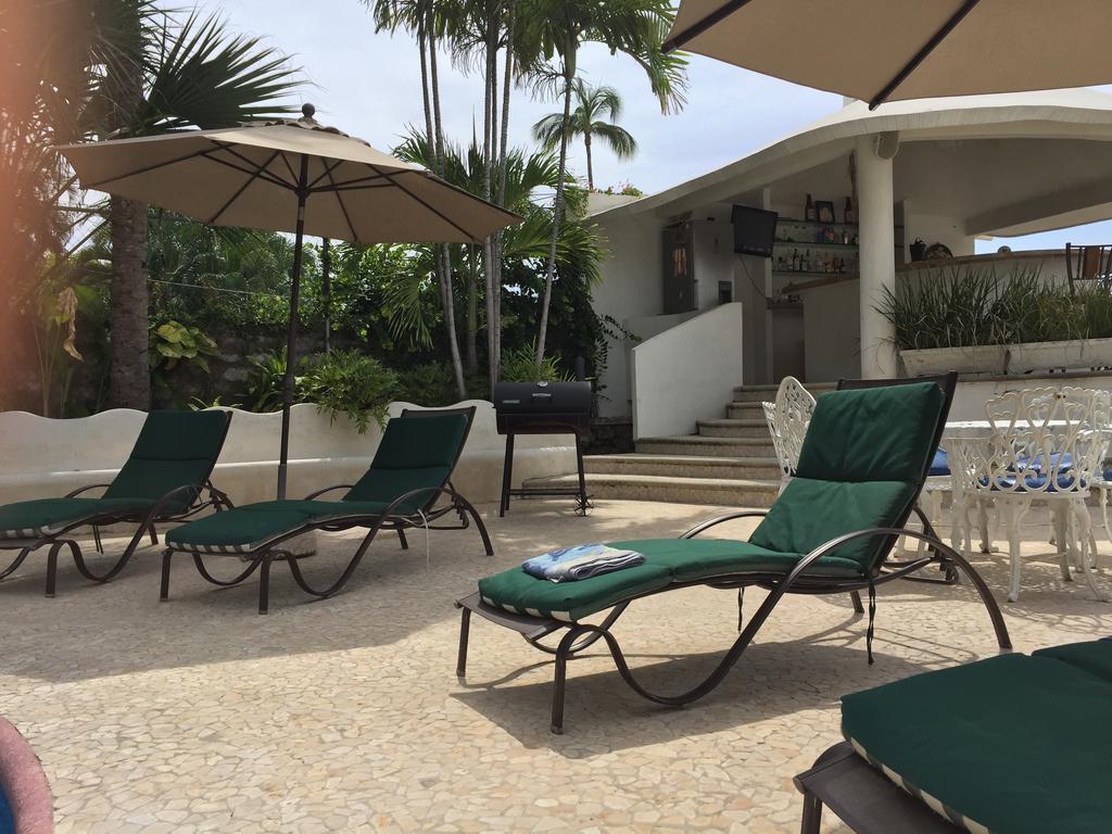 Villa Palmitas Acogedor Departamento Nivel Piscina Gigante Jardines Acapulco Eksteriør billede