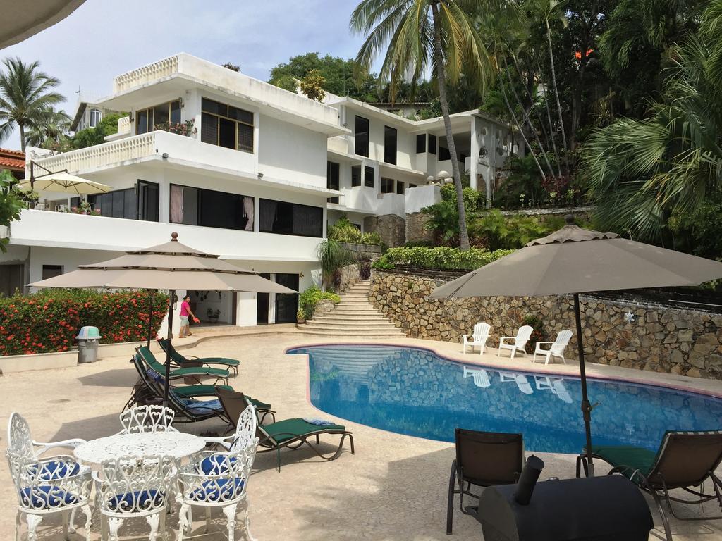 Villa Palmitas Acogedor Departamento Nivel Piscina Gigante Jardines Acapulco Eksteriør billede